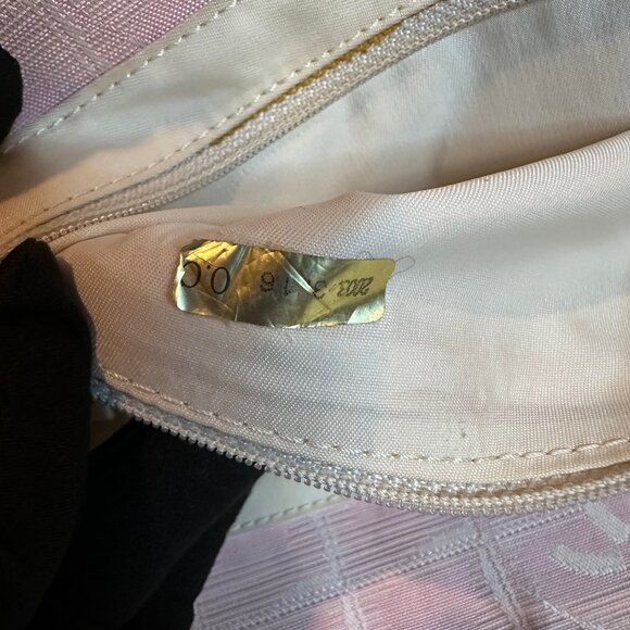 Authentic Chanel CC Logo Travel Line Large Nylon Tote Bag Light Pink - Picture 14 of 16